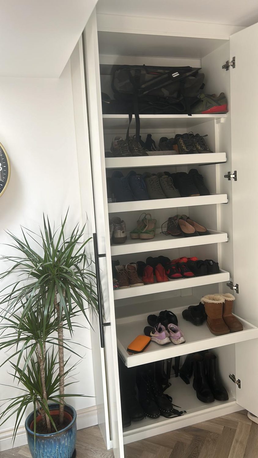 Bespoke shoe and shelf storage