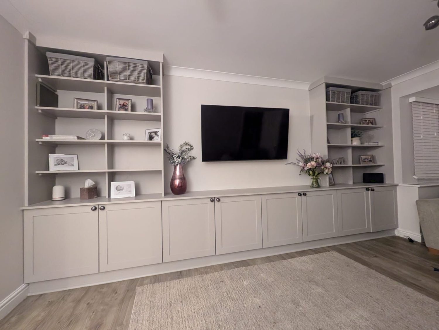 Bespoke media wall and storage